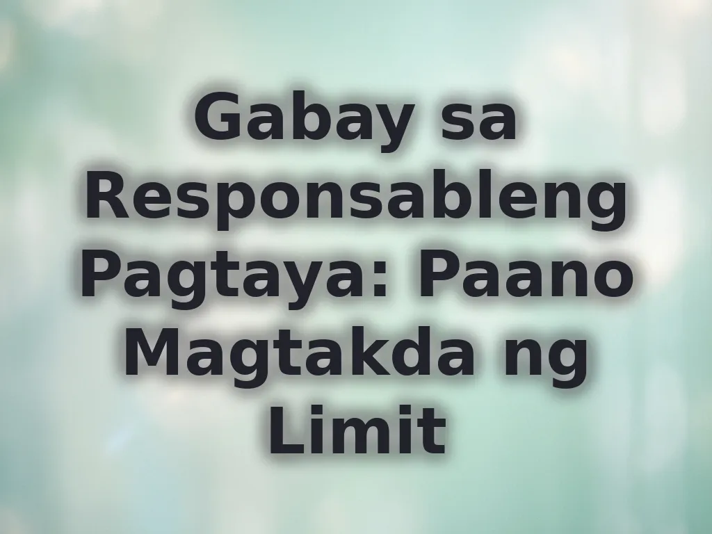 Tips sa budget sa paglalaro